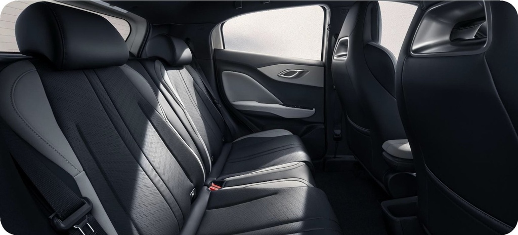Spacious rear cabin