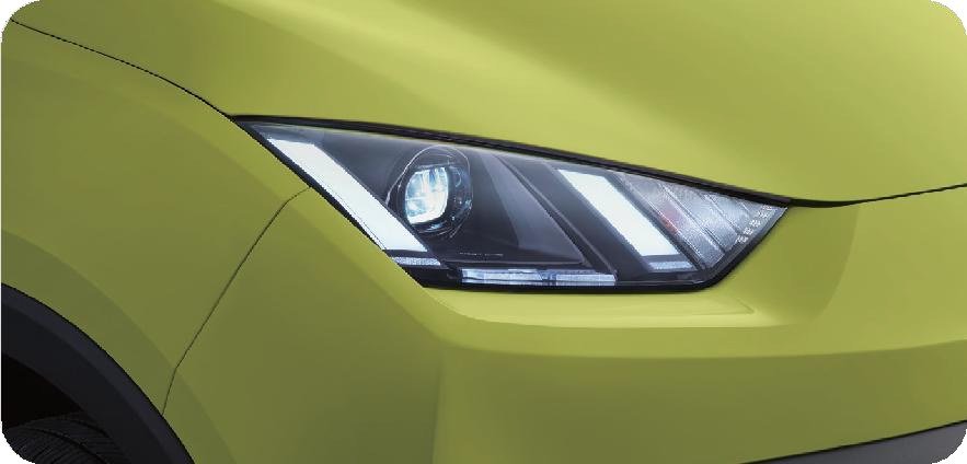 Sharp LED headlights