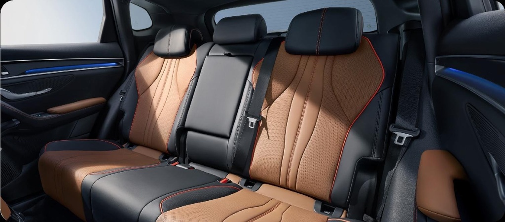 Comfortable rear seats